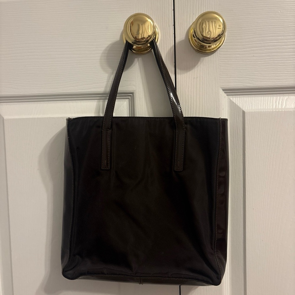 Classic Black Tote Bag - Women's Everyday Shoulder Bag